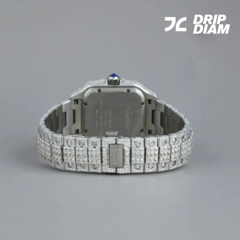 Luxury Diamond-Studded Timepiece with Unique Arabic Numerals By CrownIce