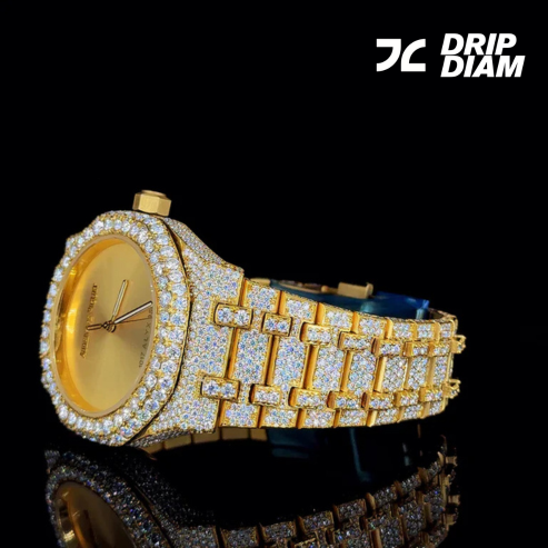 The Royal Radiance – Where Pure Gold Meets Precision and Sparkle By CrownIce