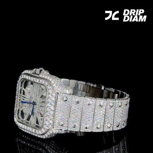 Crystal Skeleton – A Radiant Fusion of Mechanical Art and Diamond Elegance By CrownIce