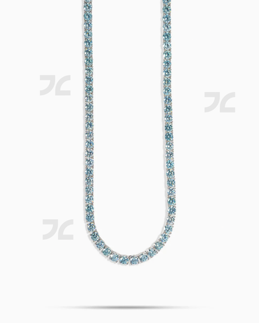 5mm Blue Tennis Chain