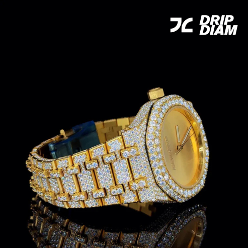 The Royal Radiance – Where Pure Gold Meets Precision and Sparkle By CrownIce