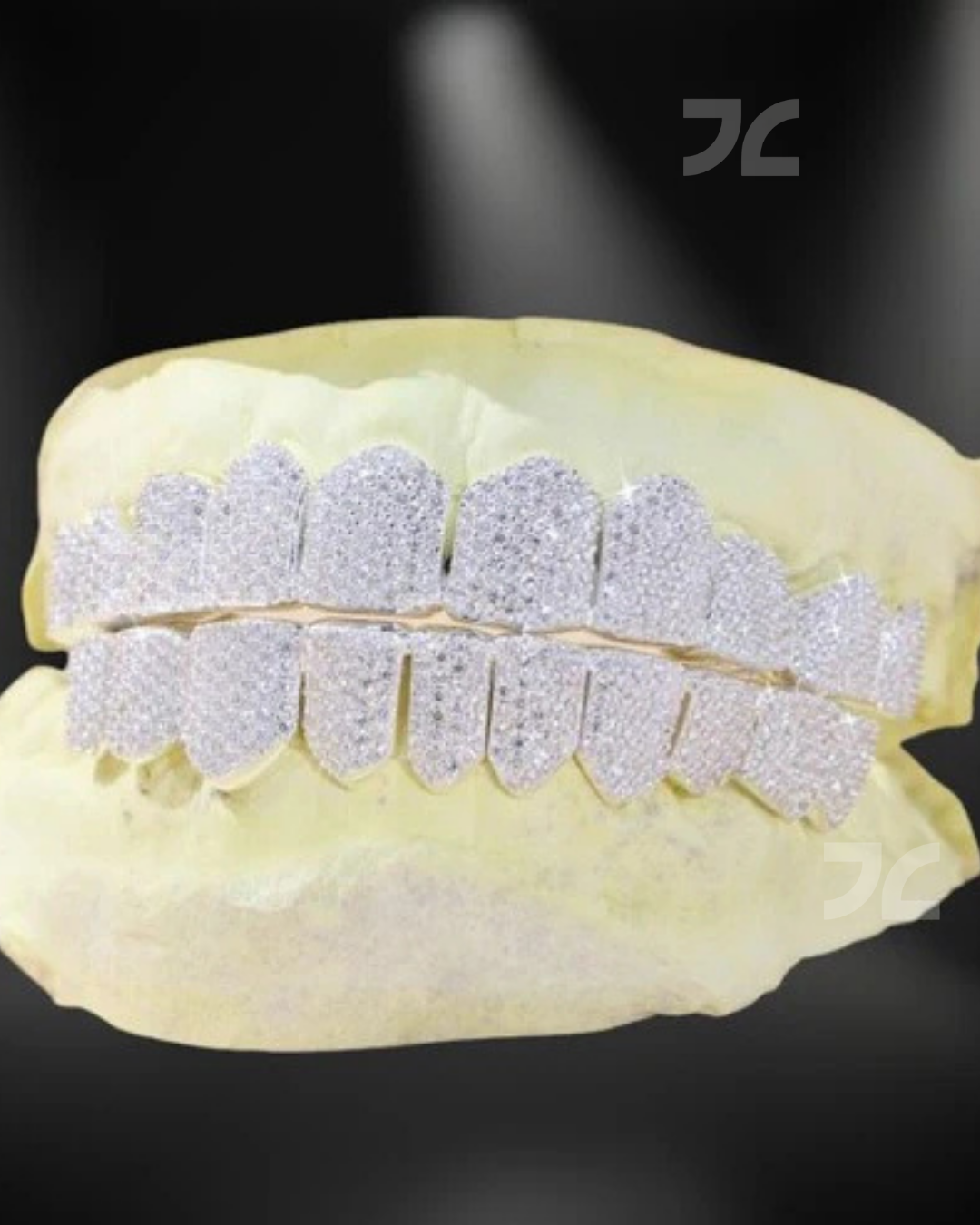 925 Silver Iced Out Moissanite Diamond Hip Hop Grillz