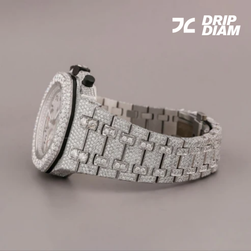Bling Diamond Watch for Men – IVEVAR Full Iced Out Moissanite Diamond Watch