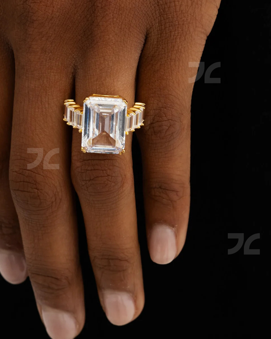 Emerald Cut Diamond Ring