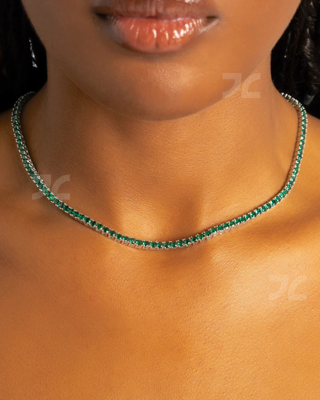 3mm Emerald Tennis Chain