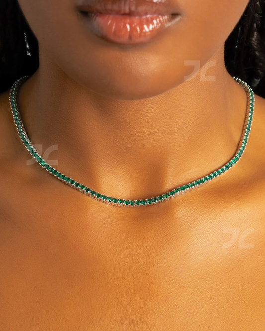 3mm Emerald Tennis Chain