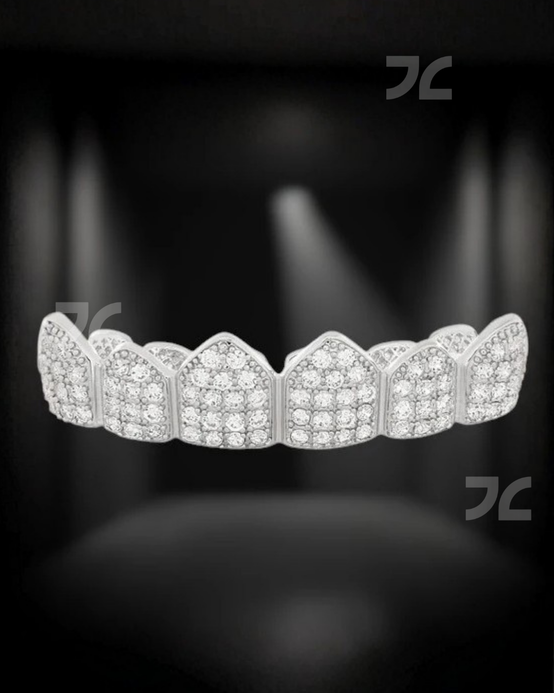 925 Sterling Silver VVS Moissanite Diamond Grillz For Unisex