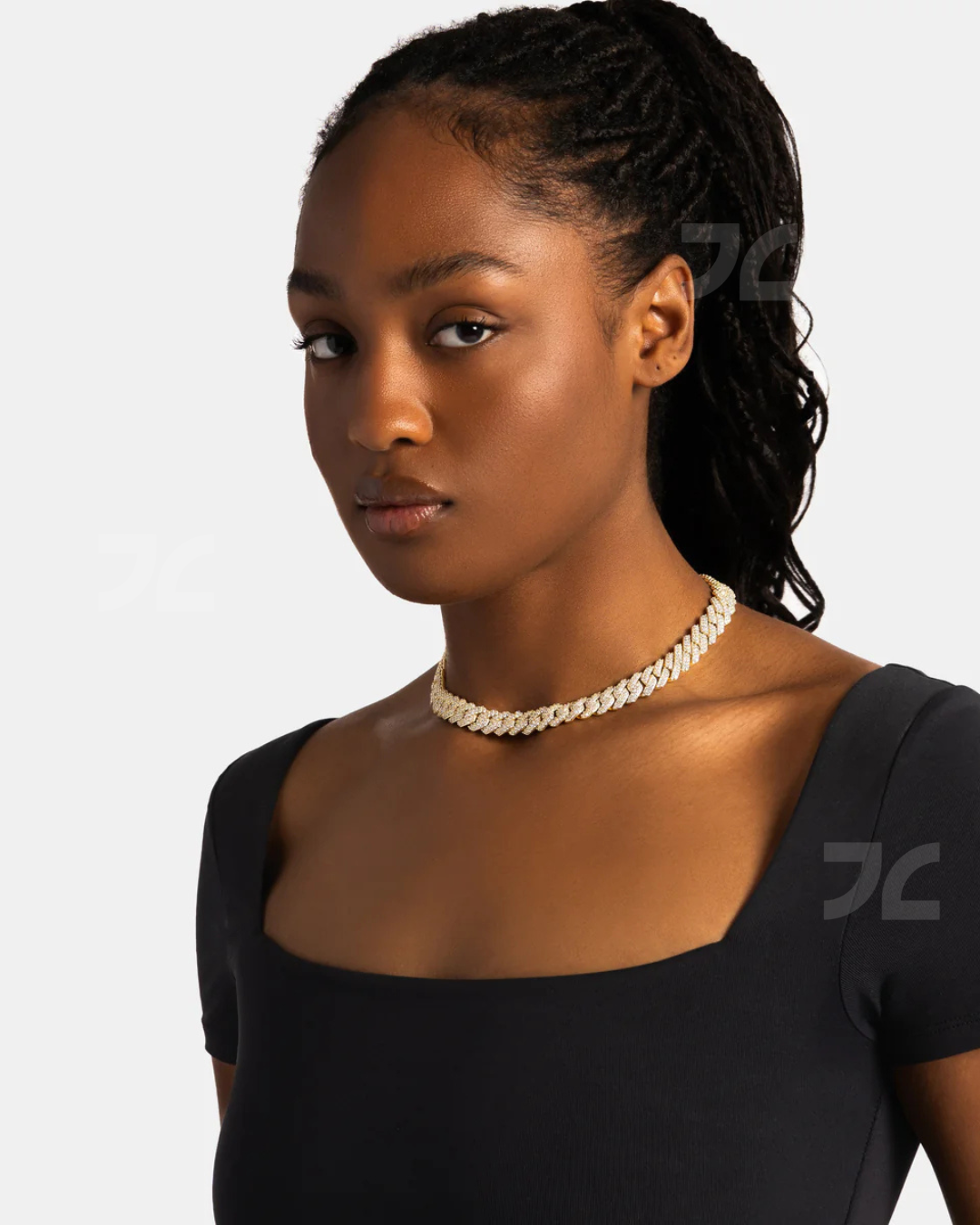 12mm Prong Cuban Chain Gold