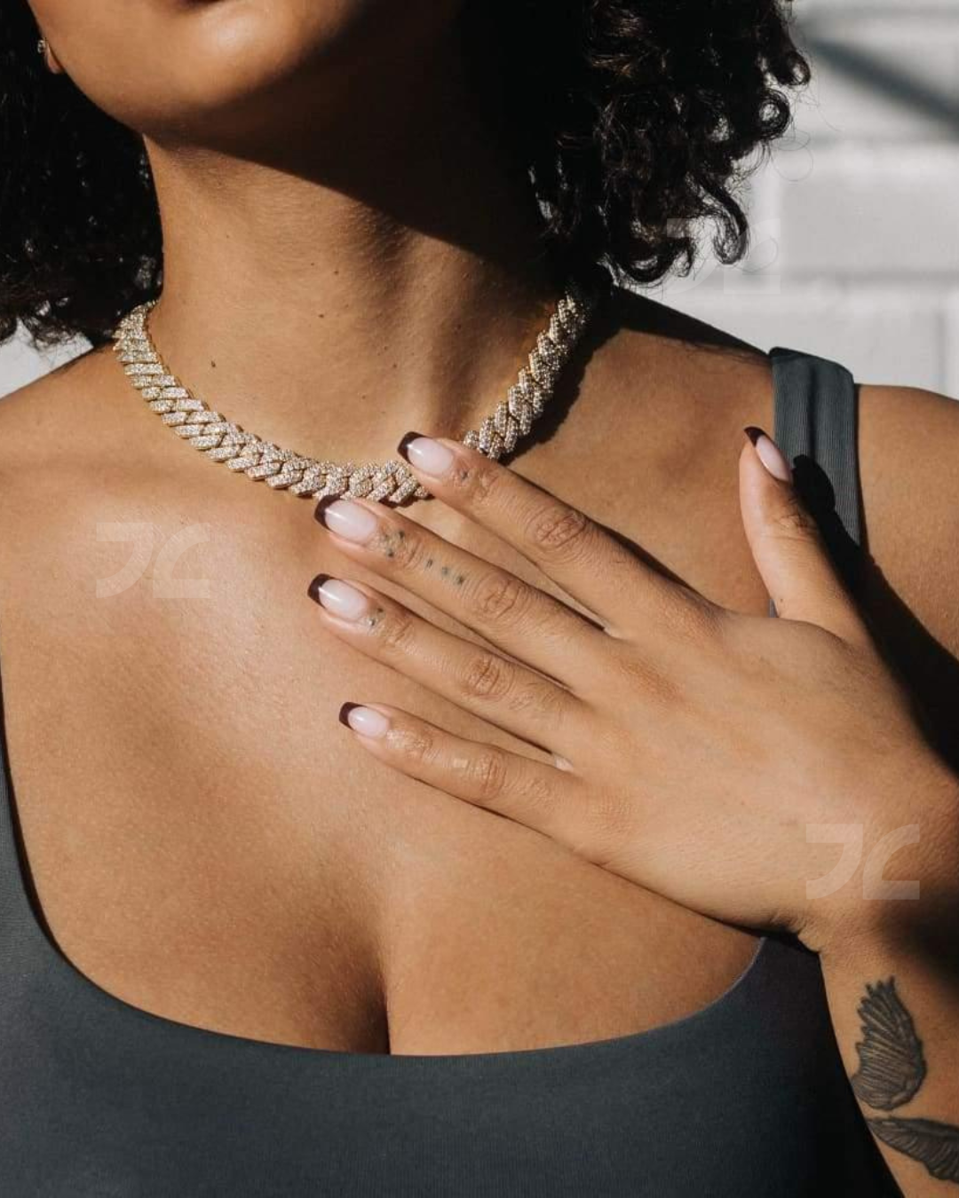 12mm Prong Cuban Chain Gold