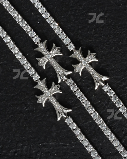 Vintage Cross Tennis Chain
