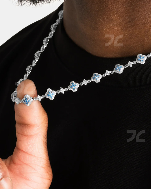 Blue Glacier Clover Chain