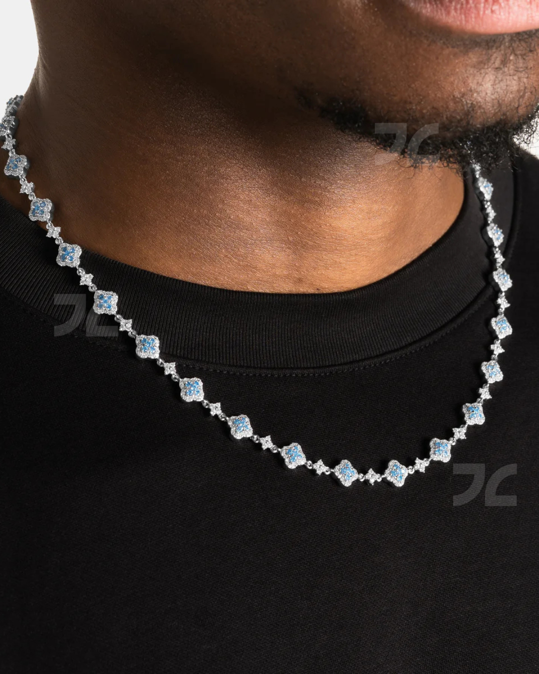 Blue Glacier Clover Chain