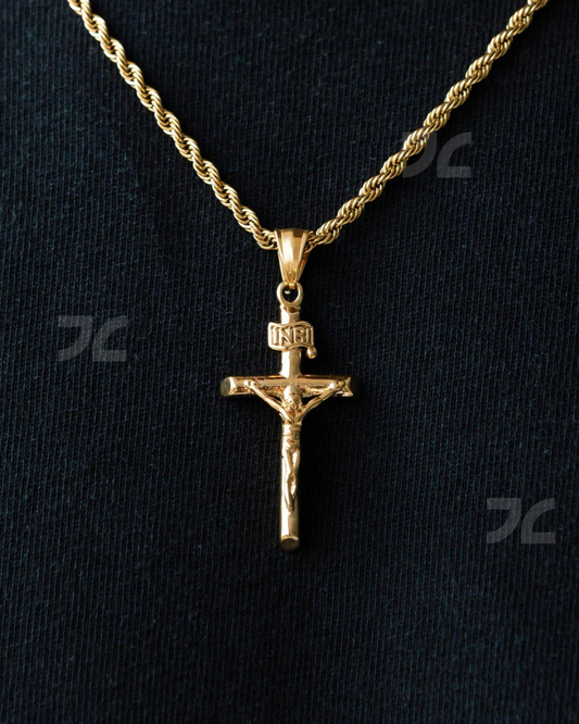 Crucifix Pendant Gold
