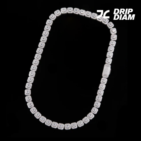 Crafted to Stun Lab Grown Diamond Iced-Out Tennis Chain for Ultimate Drip By Ivevar