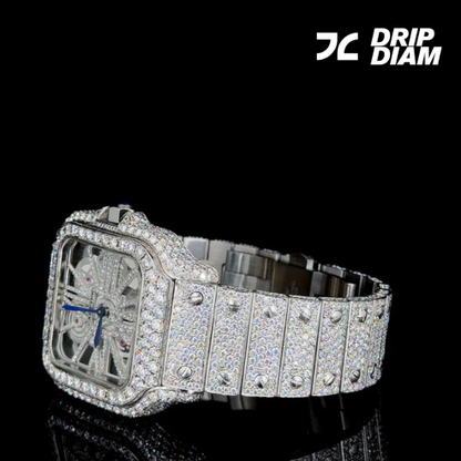 Crystal Skeleton – A Radiant Fusion of Mechanical Art and Diamond Elegance By CrownIce