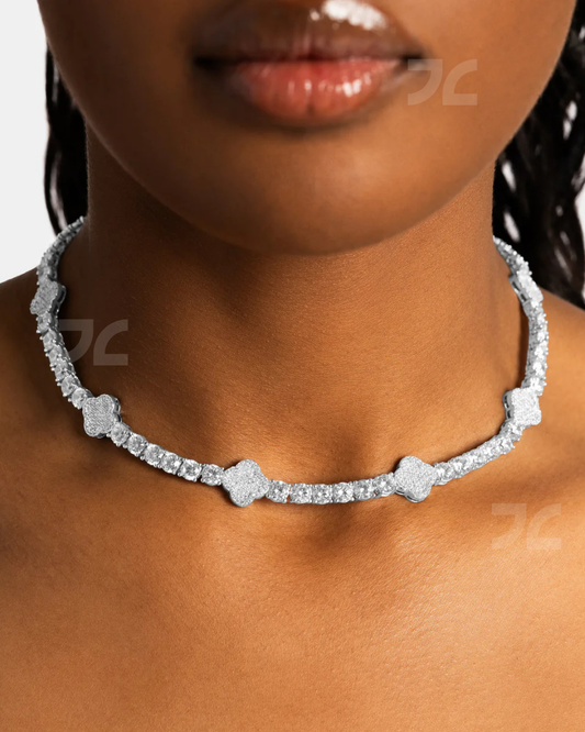 Clover Leaf Tennis Chain