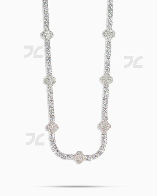 Clover Leaf Tennis Chain