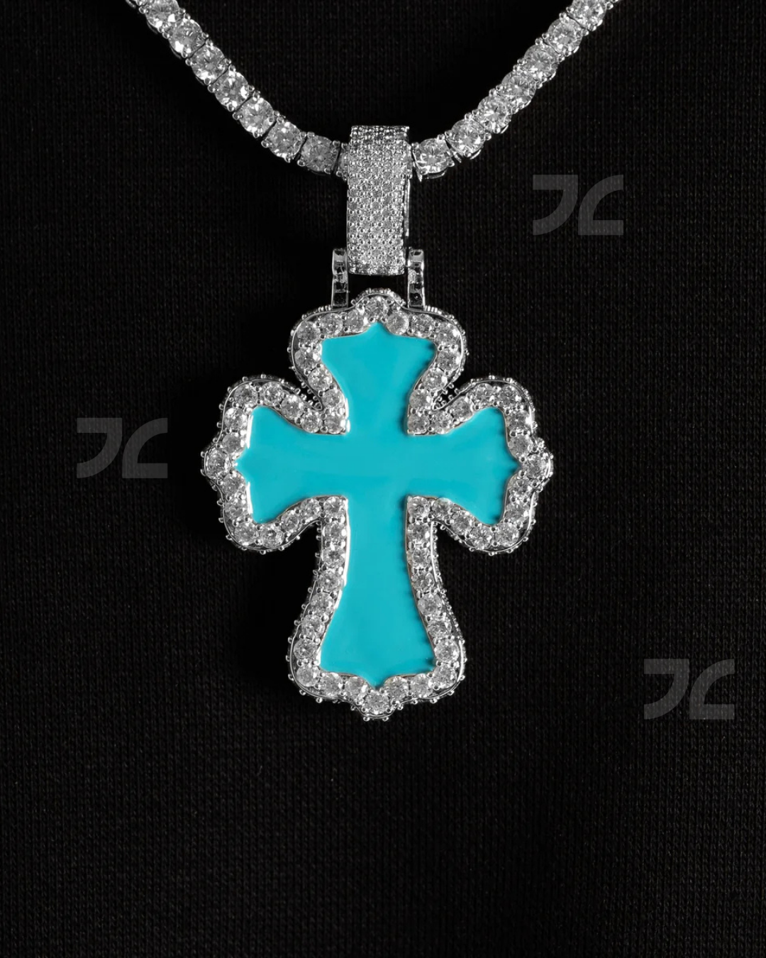 Turquoise Cross Pendant