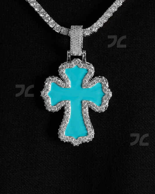 Turquoise Cross Pendant