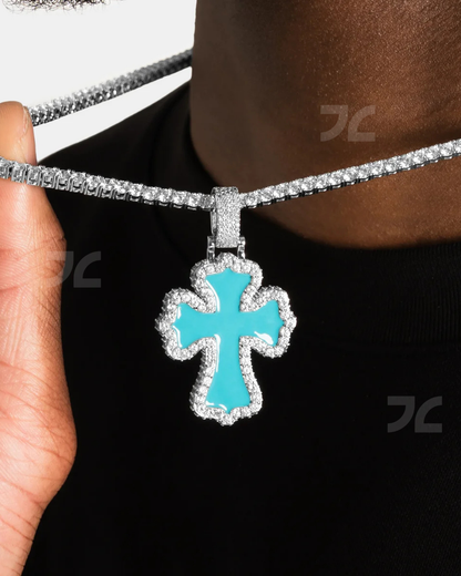 Turquoise Cross Pendant