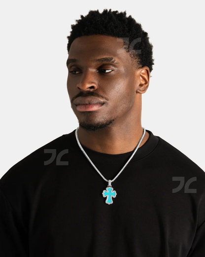 Turquoise Cross Pendant