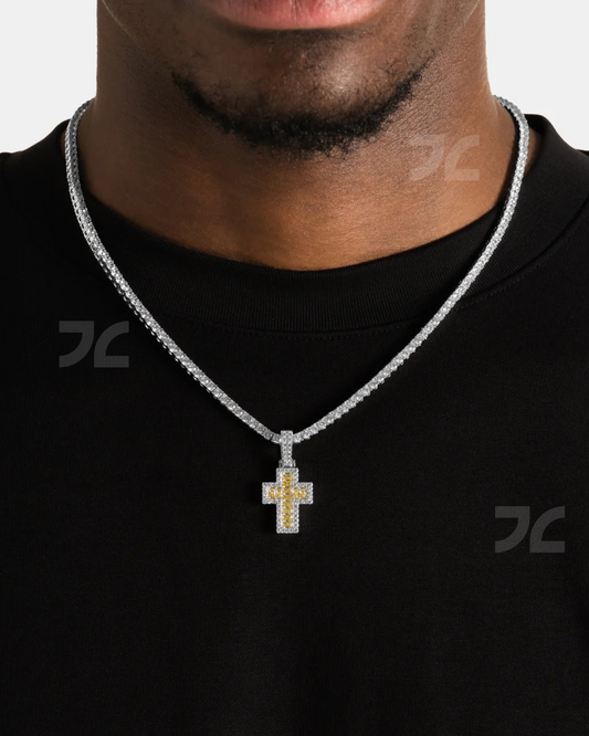 Canary Archer Cross Pendant