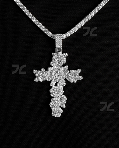 Rose Cross Pendant
