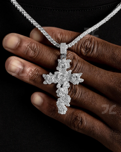 Rose Cross Pendant