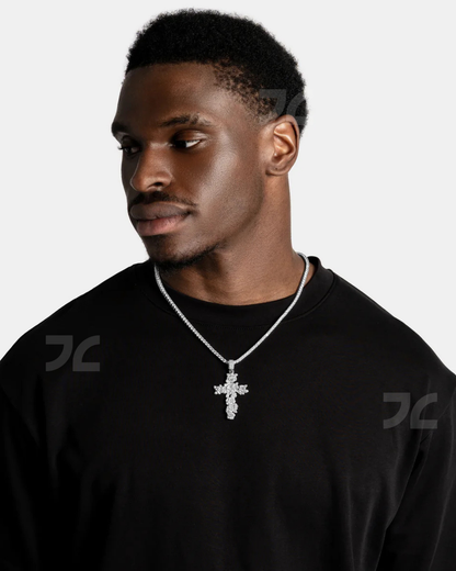 Rose Cross Pendant