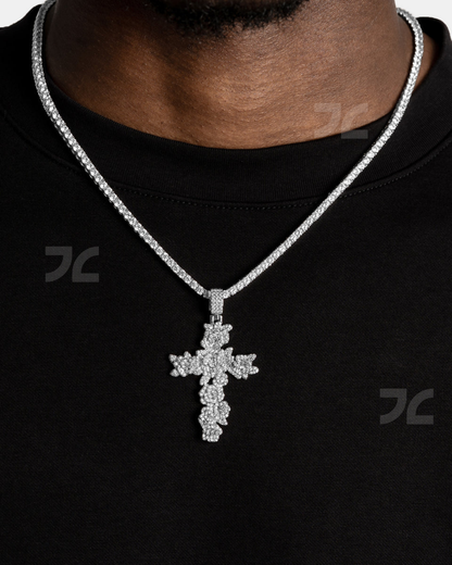 Rose Cross Pendant