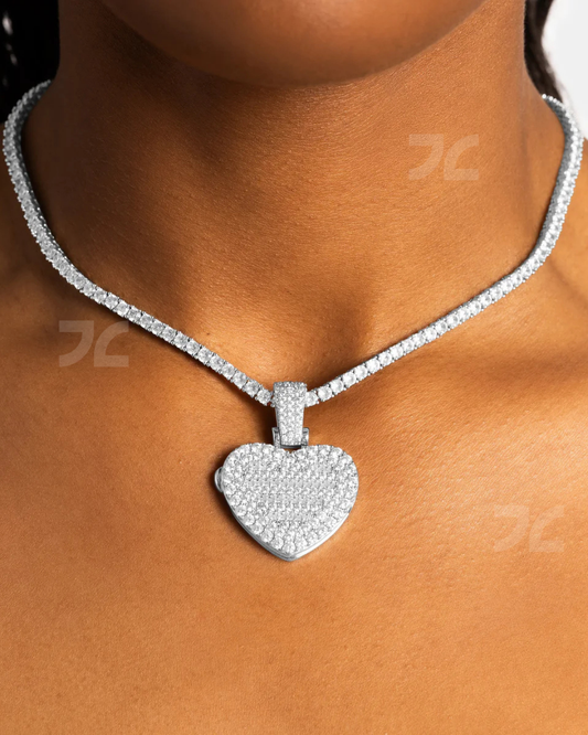 Heart Locket Custom Picture Pendant