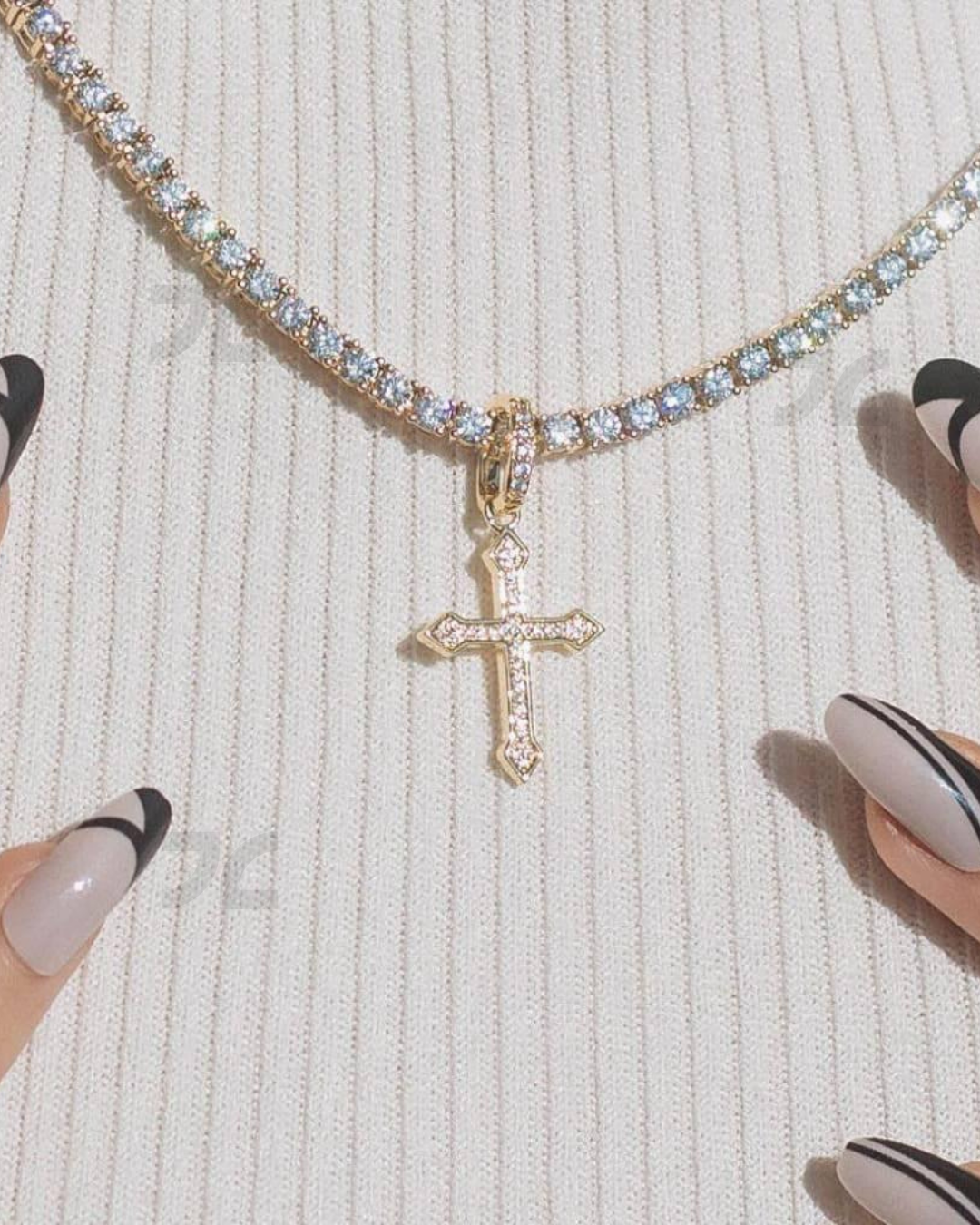 Micro Celtic Cross Pendant Gold