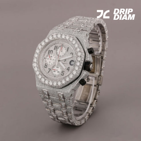 Bling Diamond Watch for Men – IVEVAR Full Iced Out Moissanite Diamond Watch