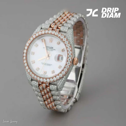 Bling Diamond Watch for Men – IVEVAR Full Iced Out Moissanite Luxury Watch