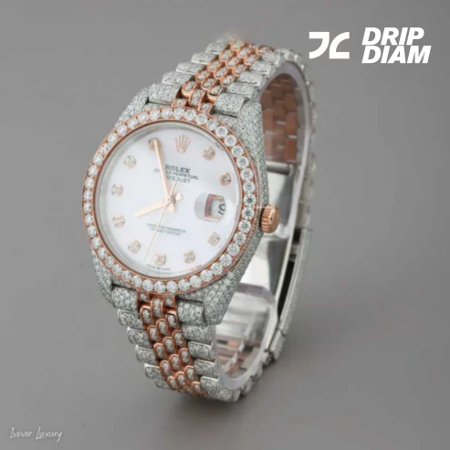 Bling Diamond Watch for Men – IVEVAR Full Iced Out Moissanite Luxury Watch