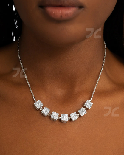 Custom Block Name Necklace