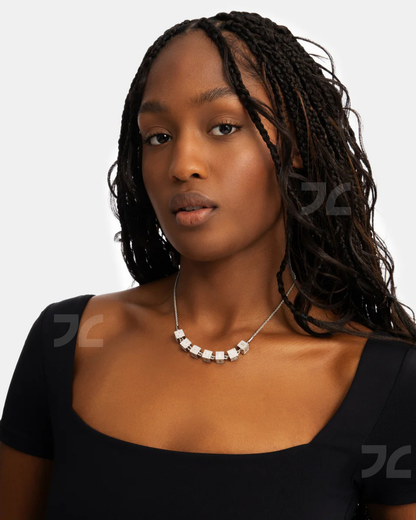 Custom Block Name Necklace