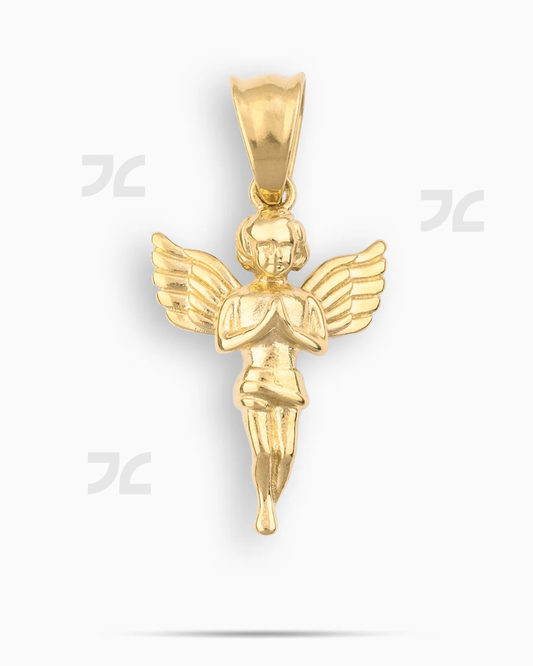 Baby Angel Pendant Gold