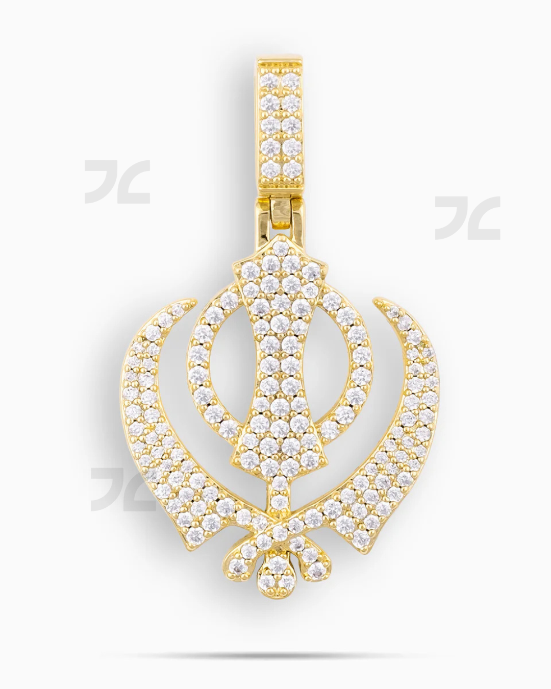 Khanda Pendant Gold