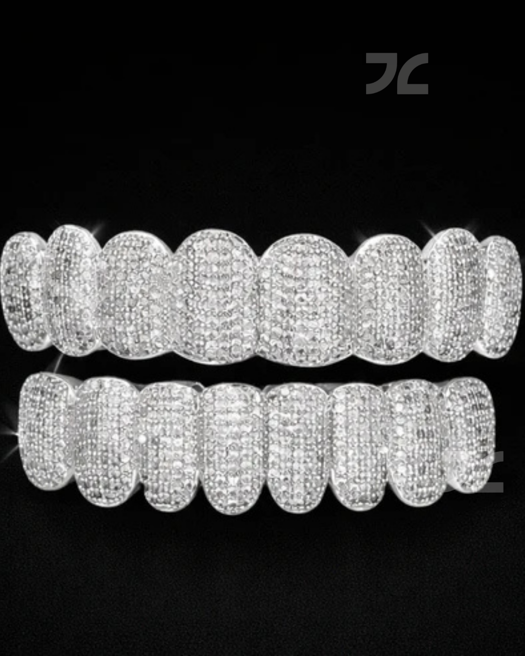 925 Silver Iced Out Moissanite Diamond Hip Hop Grillz