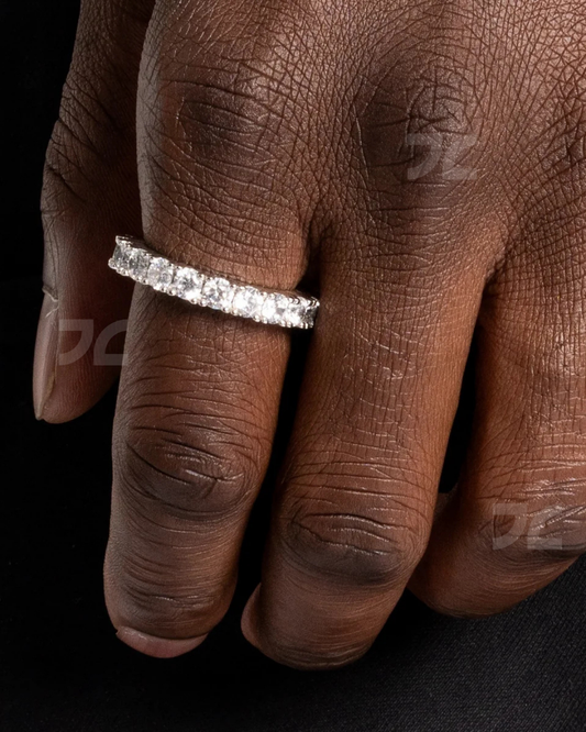 Silver Tennis Ring