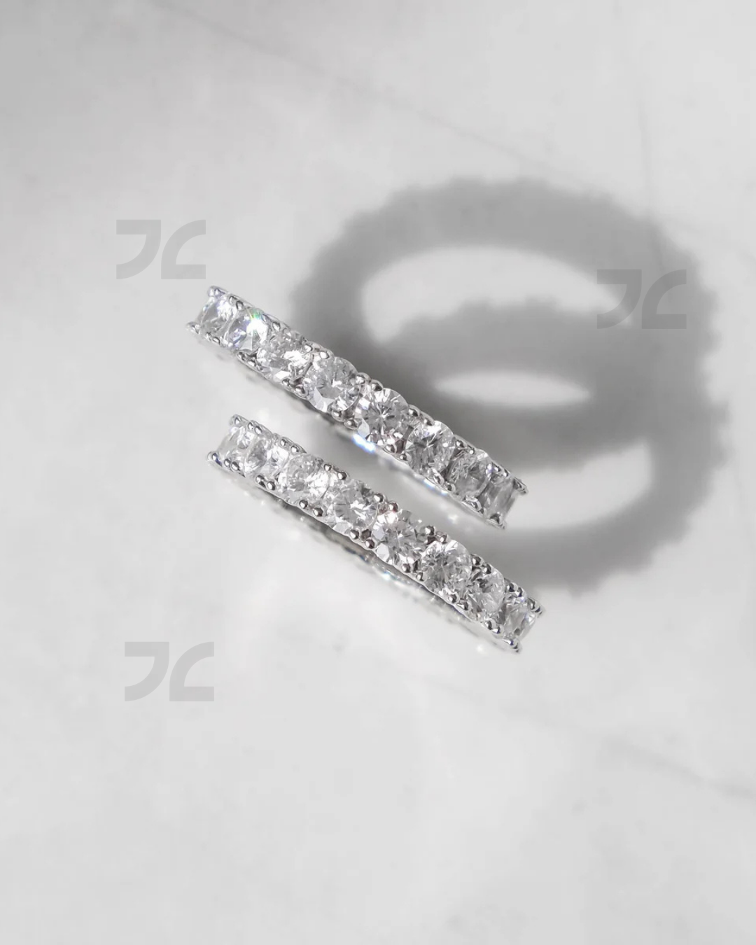 Silver Tennis Ring