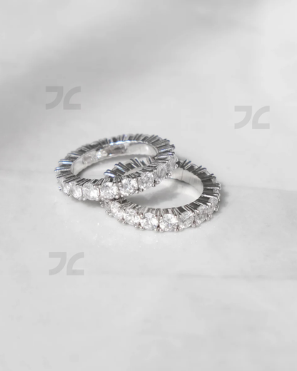 Silver Tennis Ring