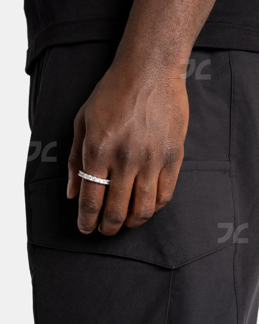 Silver Tennis Ring