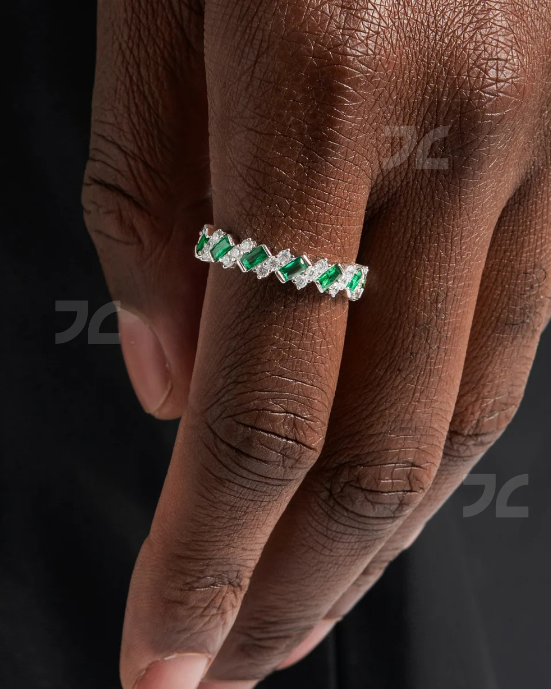 Emerald Green Ice Ring