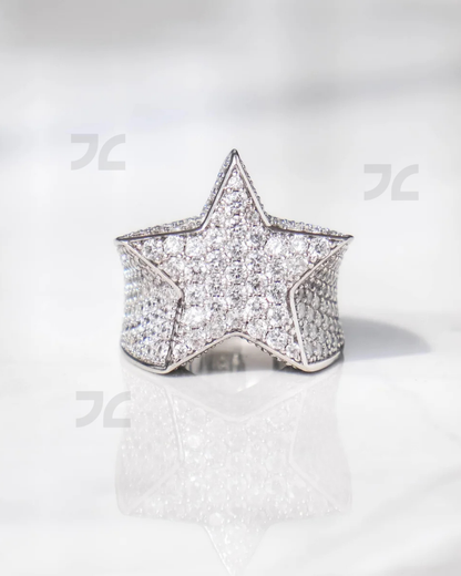 Iced Star Ring