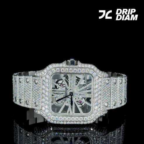 Crystal Skeleton – A Radiant Fusion of Mechanical Art and Diamond Elegance By CrownIce