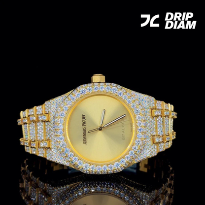 The Royal Radiance – Where Pure Gold Meets Precision and Sparkle By CrownIce