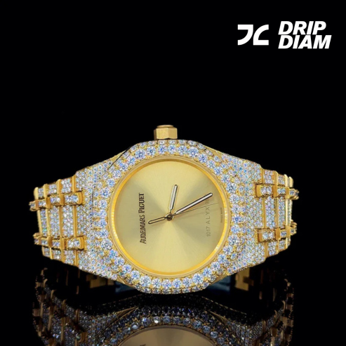 The Royal Radiance – Where Pure Gold Meets Precision and Sparkle By CrownIce