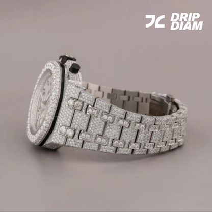 Bling Diamond Watch for Men – IVEVAR Full Iced Out Moissanite Diamond Watch